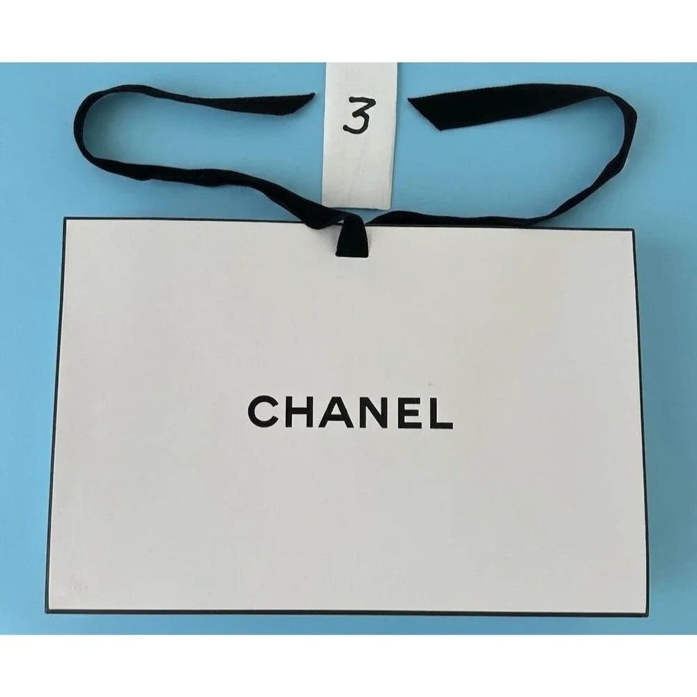 Authentic Chanel Packaging Set – 3 Paper Shopping Bags & 1 Pillow Box